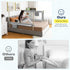 BABY JOY Bed Rail for Toddlers, 57’’ Extra Long, Height Adjustable & Foldable Guard with Storage Pocket