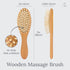 Natemia Wooden Baby Hair Brush & Comb Set, Soft Bristle for Newborns, Perfect Baby Shower Gift