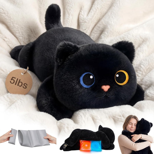 Mewaii Weighted Stuffed Animals 5 lbs Adjustable, Heated & Coolable 23 Inch