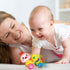 Stone and Clark Musical Press & Go Caterpillar Toy, Light Up Inchworm Infant Toys for 6 to 12 Months
