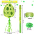 16 12 3 Lenwen Dinosaur Egg Piata x x in Pull String Easter Eggs Piata Bundle with Stick Blindfold Confetti
