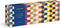 39" x 14" Landscape Puzzle, Chic and Modern Design Jonathan Adler Bargello 1000 Piece Panoramic Puzzle from Galison