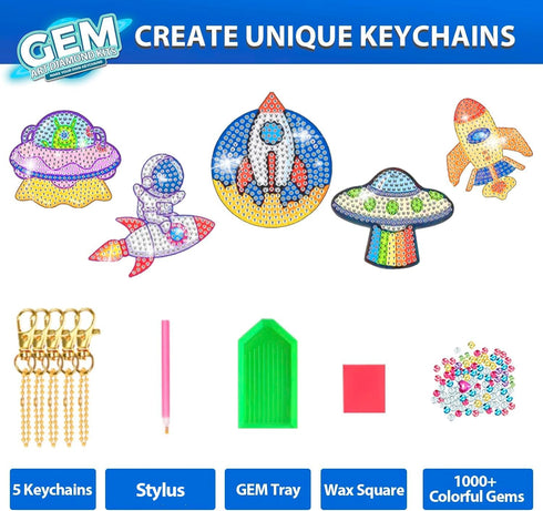 Arts and Crafts for Kids Ages 8-12 - 5D Gem Art Painting Kits for DIY Craft Gift for Girls and Boys Ages 6-12