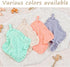 Loveys for Babies, 2 Pack Organic Cotton Muslin with Snap Closure, Newborn Baby Lovey Security Blankets