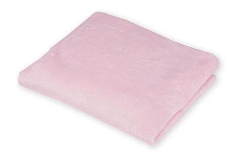 TL Care Heavenly Soft Chenille Fitted Pack N Play Sheet, 27" x 39", Warm and Cozy, Pink