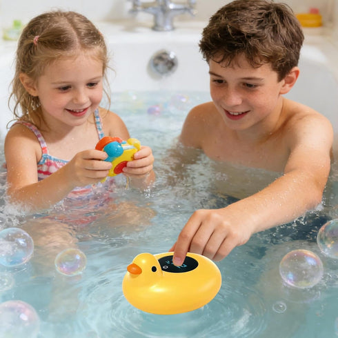 Generic Bath Temperature Meter Kids Safety,Bathtub Electronic Floating Accurate Measure - Bath Temperature Meter