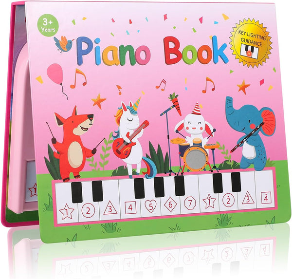 Toys for 3 Year Old Girls Gifts - Piano Book Educational Toddler