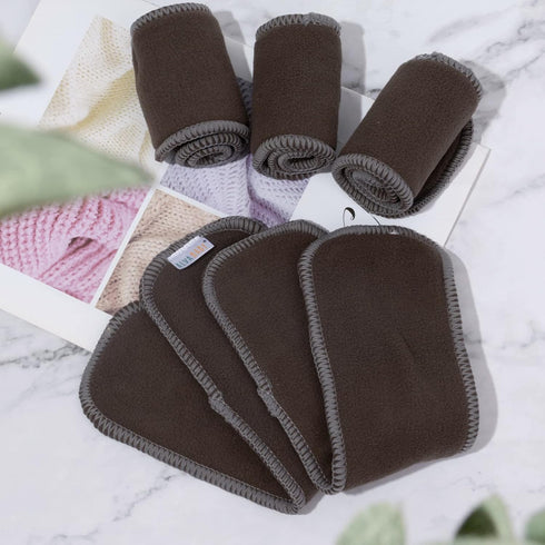 12PCS Insert,5-Layer 12SZTN ALVABABY Newborn Cloth Diaper Charcoal Liner Reusable