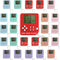 24PCS Video Game Party Favors, Video Game Keychain, 6 Colors, Bulk Party Supplies for Kids