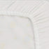 Everyday Kids Fitted Crib Sheet, 100% Soft Breathable Microfiber, White, Fits Standard Crib Mattress 28in x 52in