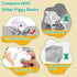 H&W Kitten Money Bank (Pink) - Shatterproof Cat Piggy Bank, First Coin Bank, Best Christmas Birthday Gift for Kids,