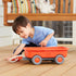 Green Toys Wagon, Orange CB - Pretend Play, Motor Skills, Kids Outdoor Toy Vehicle. No BPA, phthalates, PVC. Dishwasher