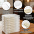 Hlimior 10-Pack 7.4"x5.1" Clear Flat Breast Milk Freezer Storage Organizer - Reusable Flattening Tray, Large Capacity