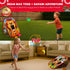 2-in-1 5-Second Setup Set Set Swooc Games - Safari Sling | Bean Bag Toss Game for Kids | Kids Cornhole Game | Outdoor