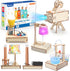 Poraxy STEM Science Kits for Kids Ages 8-10-12, 5 Set 3D Wooden