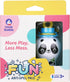 No Spill Bubbles Uncle Bubble Anti-Spill Pals - Set with Panda Bear, Super Solution & 2 Bubble Wands
