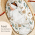 Set 2 Pack, GRSSDER Stretchy Ultra Soft Fitted Bassinet Sheets Cradle Sheet Universal Fit for Rectangle, Oval