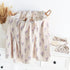 Set LifeTree Muslin Swaddle Blankets, Muslin Baby Boy Swaddle Blanket, Headband and Hat with Birth Announcement Card