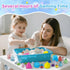 Set, 3 4 5 6 7 8 9 Aocii Kids Sensory Bin Sand Kit, Winter Fairy Tale Theme Sand Play Toddlers Sandbox, Role Pretend