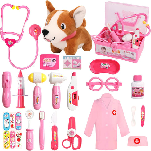 Doctor Kit for Toddlers 3-5 Dress Up for 2+ Year Olds Girls