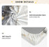 Bseiialft 52 28 White Black Marble Crib Sheets for Boys Girls Soft and Breathable Cotton Baby Sheets for Standard Crib