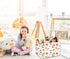 DDBASKET Kids Basket Mushroom Baskets Boys and Girls Basket Rectangular Cute Storage Bin for Room Decor(Mushroom)