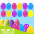 Set 12 ArtCreativity Magic Sand Easter Eggs - of Pre-Filled Easter Eggs - Easter Stuffers - Colorful Surprise Eggs