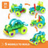 3+, (5 Engino STEAM Labs, Learning About Vehicles, STEAM Kit for Ages Building Blocks, STEM Kit for Girls & Boys