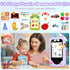 Kids Phone Toy Gift for Girls Age 3-8 - Toddler Smart Phone Dinosaur Learning Toys with Educational Games and Music