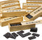 Kicko Mini Wooden Dominoes Set - 12 Pack - Miniature Classic Board