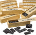 Kicko Mini Wooden Dominoes Set - 12 Pack - Miniature Classic Board