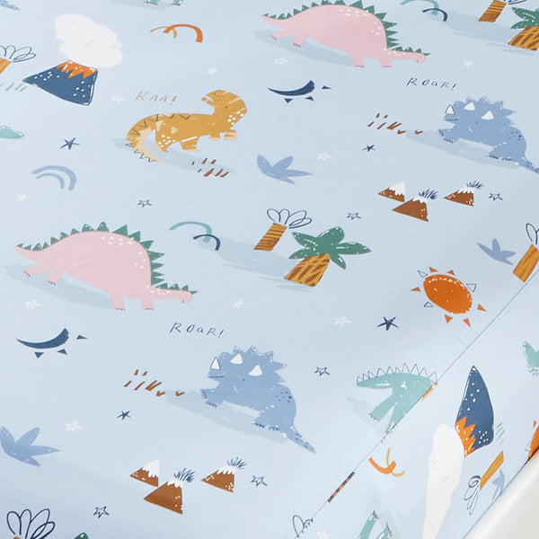 Brandream Dinosaur Crib Sheet Sets Animal Fitted Crib Sheet for Boys and