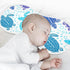 YYZZH 4 Pack 100% Sea Turtle Ocean Bubble Marine Turtles Muslin Burp Cloths for Baby Cotton Baby Washcloths Bibs