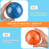 2 Pieces Maze Ball 3D Maze Puzzle, Brain Teasers Games, Educational Toys for Students Teens Adults (Blue, Orange)