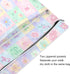 Burbuja 2 Pack, 2 Flower Plaid Wet Dry Bags for Baby Cloth Diaper Waterproof Reusable Wet Bag with Zippered Pockets