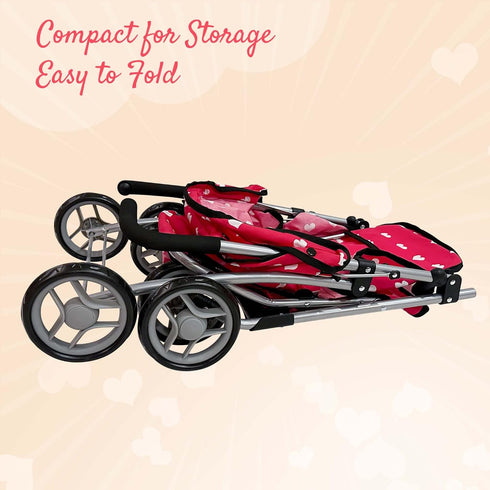 8 28 Baby Doll Stroller for Toddler Girls & Big Kids up to Years Old | Baby Stroller for Dolls, Toy Baby Stroller