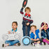 Inflatable Rock Star, 80s 90s Party Decorations, Blow Up Banjo Musical Instrument Props for Kids Party Supplies 3Pcs
