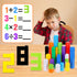 Jenaai 1000 Pieces Linking Cubes Counting Blocks, Colorful Math Manipulatives for Preschool Activities Boys Girls