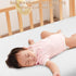 2 Pack 24"x 38" White Muslin Mini Crib Sheets for Girl and Boy- Neutral Breathable Mini Crib Mattress Sheets Fitted