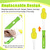 INVODA 12 Piece Sponge Nipple Bottle Brushes, Baby Bottle Brush with Nipple Cleaner, Replacement Heads, Straw Brushes