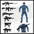 12PCS Army Men Toy Soldiers, Special Operation Soldier Military Action Figures Playset with Weapons for Kids Birthday