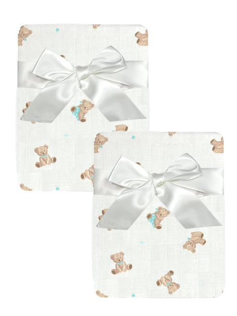 American Baby Company 2-Pack 100% Cotton Muslin Swaddle Blanket (47" x 47"),