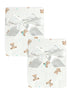 American Baby Company 2-Pack 100% Cotton Muslin Swaddle Blanket (47" x 47"),