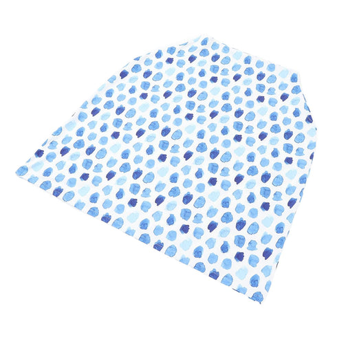BAOK Nursing Cover Nursing Cover Warm and Breathable Nursing Cloth Cover for Nursery (Blue Base Dot Pattern)