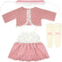 XIVEENS 20-22 Inch 3-packs 20 Inch Reborn Doll Clothes for Dolls, Doll Clothes Accessories with Coat, Headband Socks