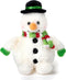 Bearington Snowball The Plush Snowman, 7 Inch Stuffed Christmas Plushies, Ideal Gift for Toddlers & Kids