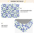 miaozhen 1 Pack 52x28 Cotton Baby Crib Sheets Soft Stretchy Blue Stars Dot Yellow Toddler Mattresses for Nursery Decor