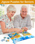 6 Pack 48 Yigney Large Piece Jigsaw Puzzles for Seniors Alzheimer Products for Elderly Dementia Activities Memory Game