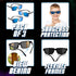 Spy Glasses for Kids in Bulk (Pack of 3), Rear View Sunglasses for Fun Party Favors, Spy Gear Gift