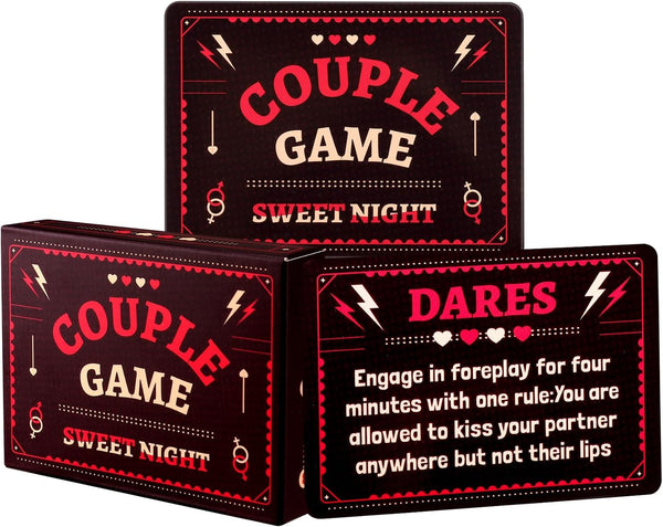 SUNHHX Couple Edition Card Game -50 Conversation Cards Suitable for Couples, Adults,